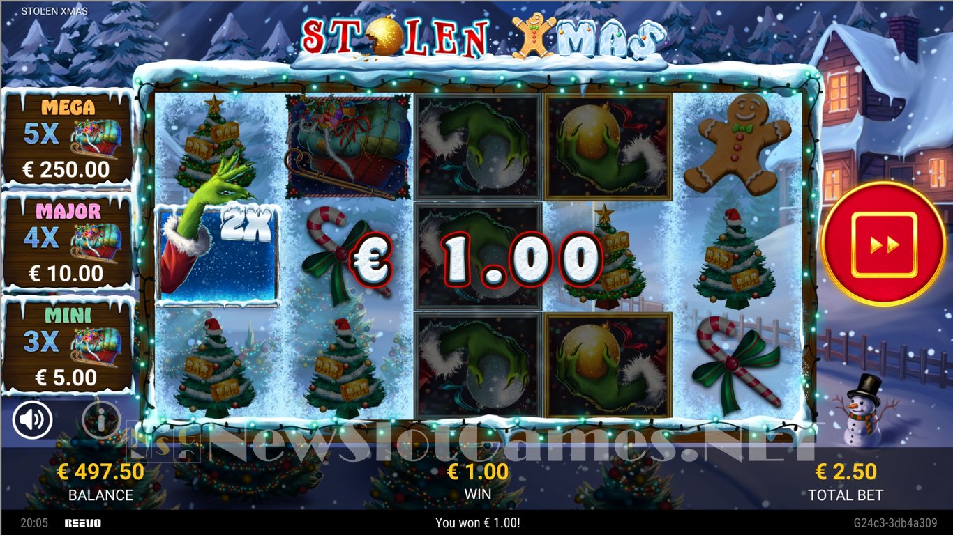 Stolen Xmas Slot Demo Image