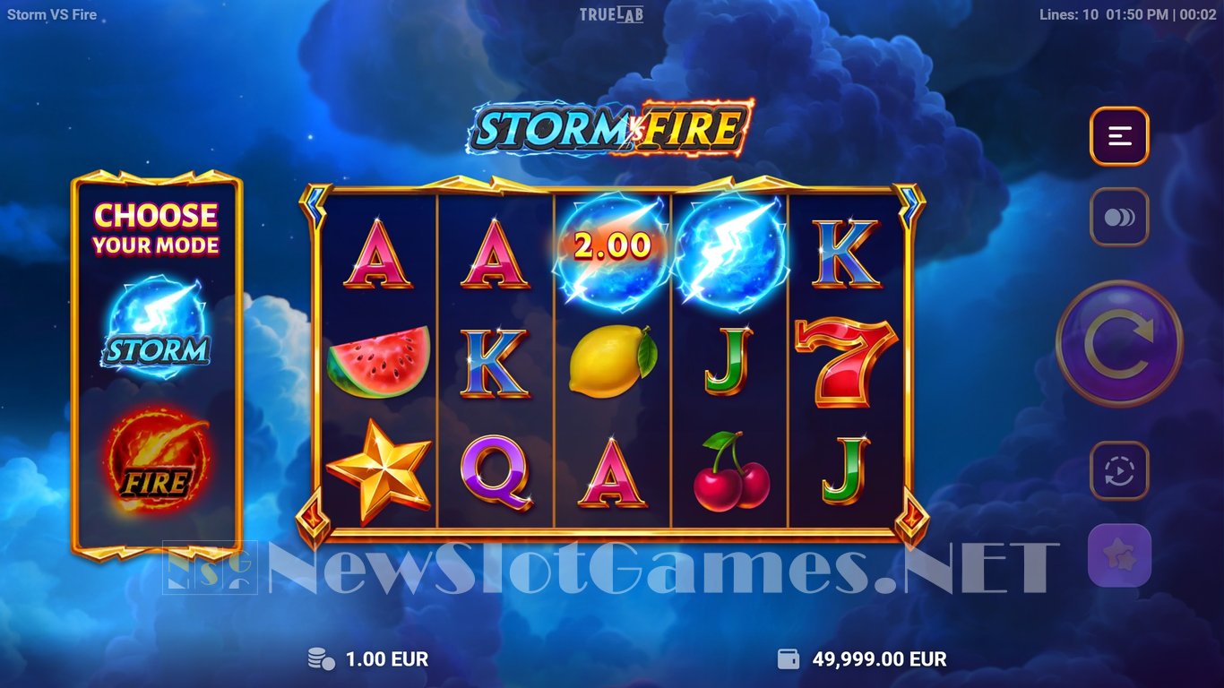 Storm vs Fire Slot Slot Image in Demo - pic. 2