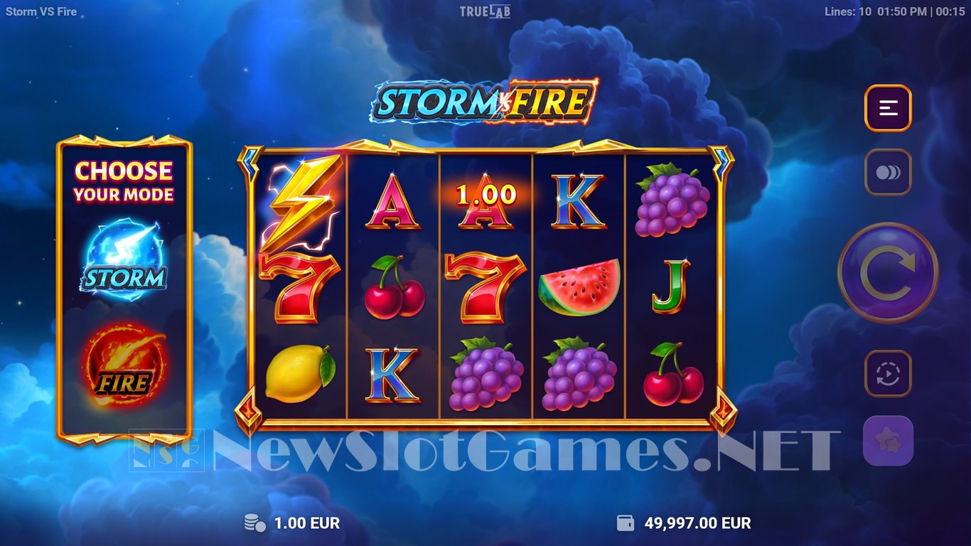 Storm vs Fire Slot Slot Image in Demo - pic. 3