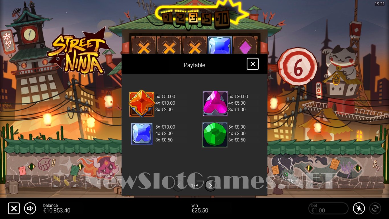 Street Ninja Slot Slot Image in Demo - pic. 13