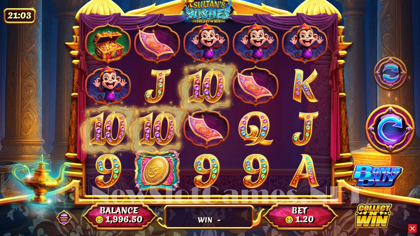 Sultans Wishes Collect ‘N Win Slot Slot Image in Demo - pic. 3