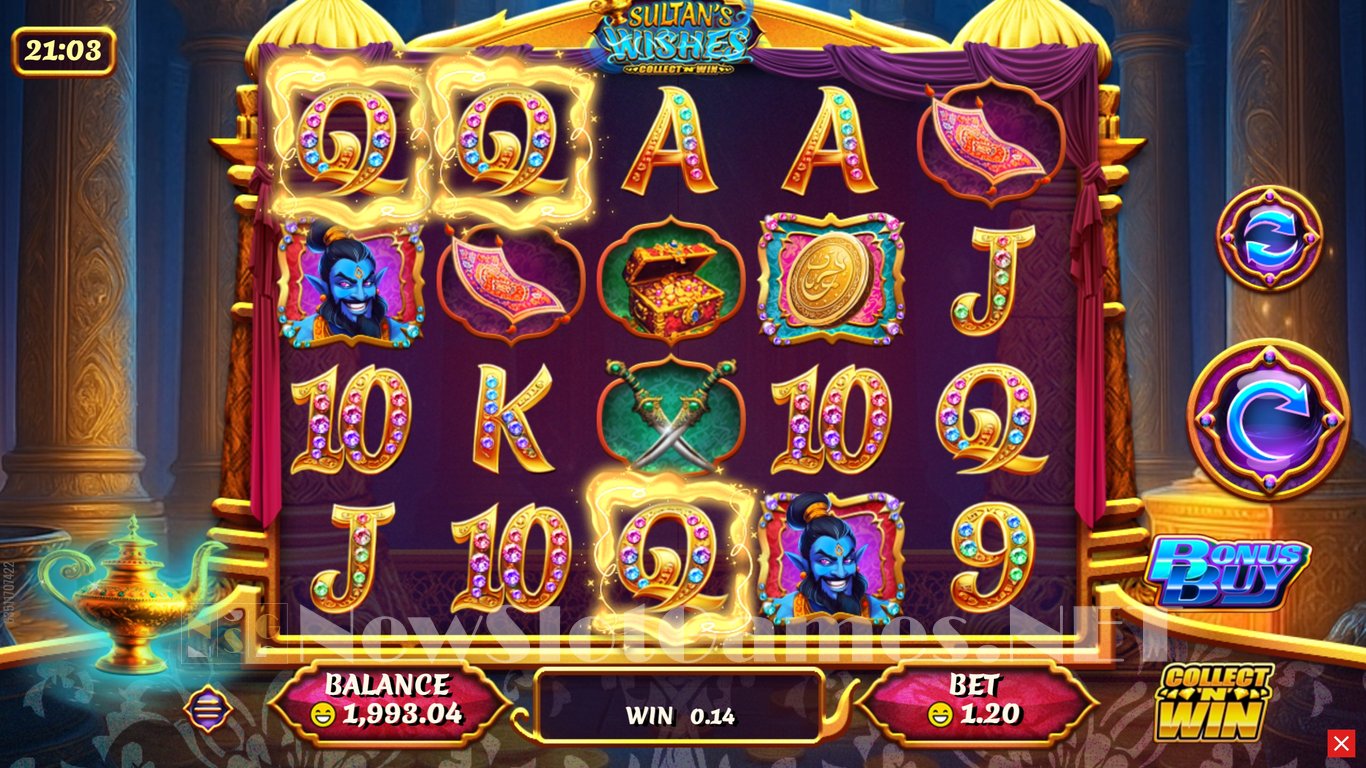 Sultans Wishes Collect ‘N Win Slot Slot Image in Demo - pic. 6