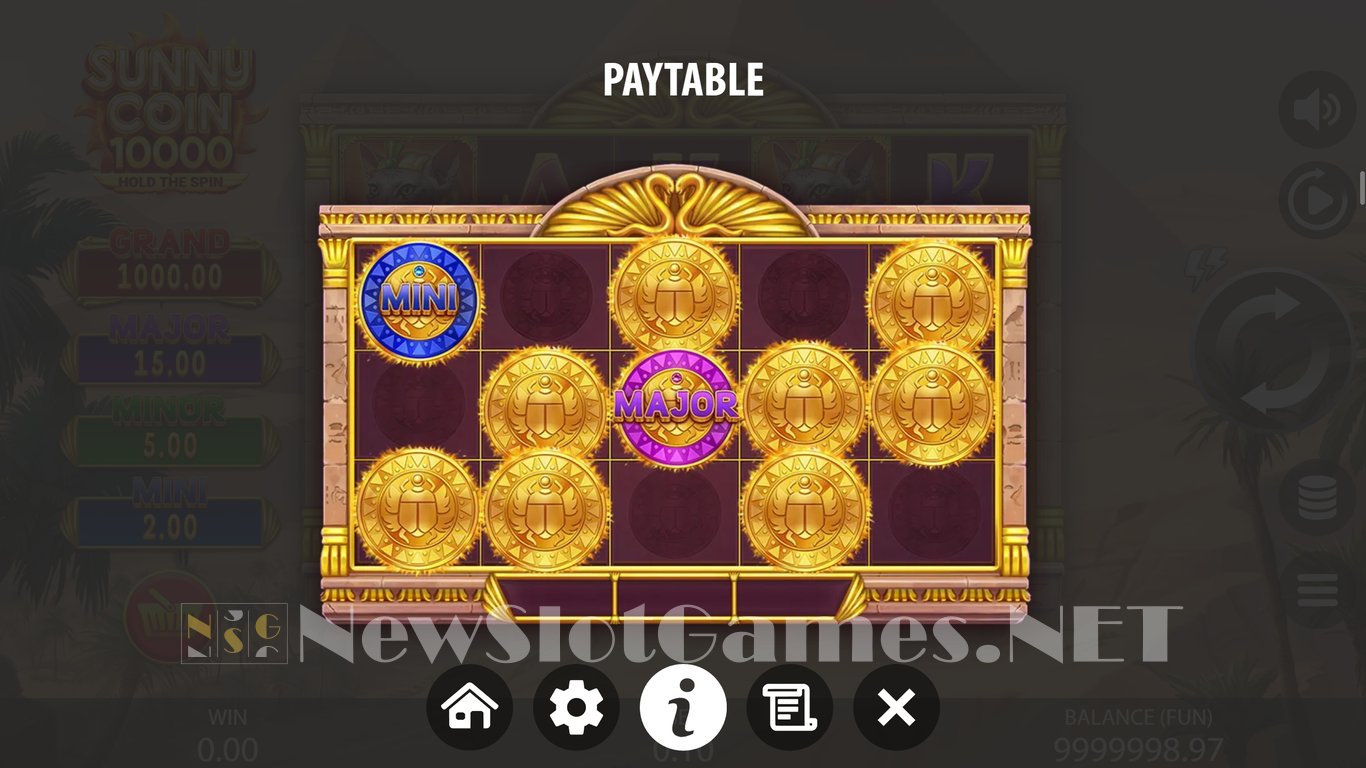 Sunny Coin 10000 Hold The Spin Slot Slot Image in Demo - pic. 5