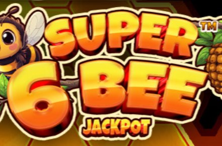 Super 6 Bee Jackpot Slot Logo