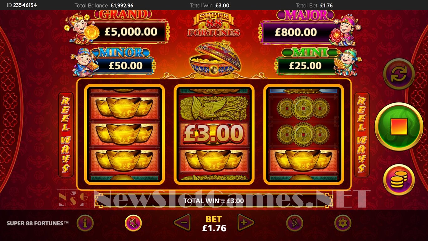 Super 88 Fortunes Slot Slot Image in Demo - pic. 5