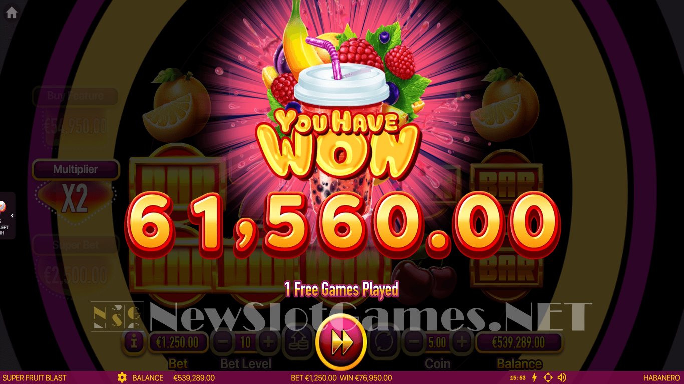 Super Fruit Blast Slot Slot Image in Demo - pic. 4