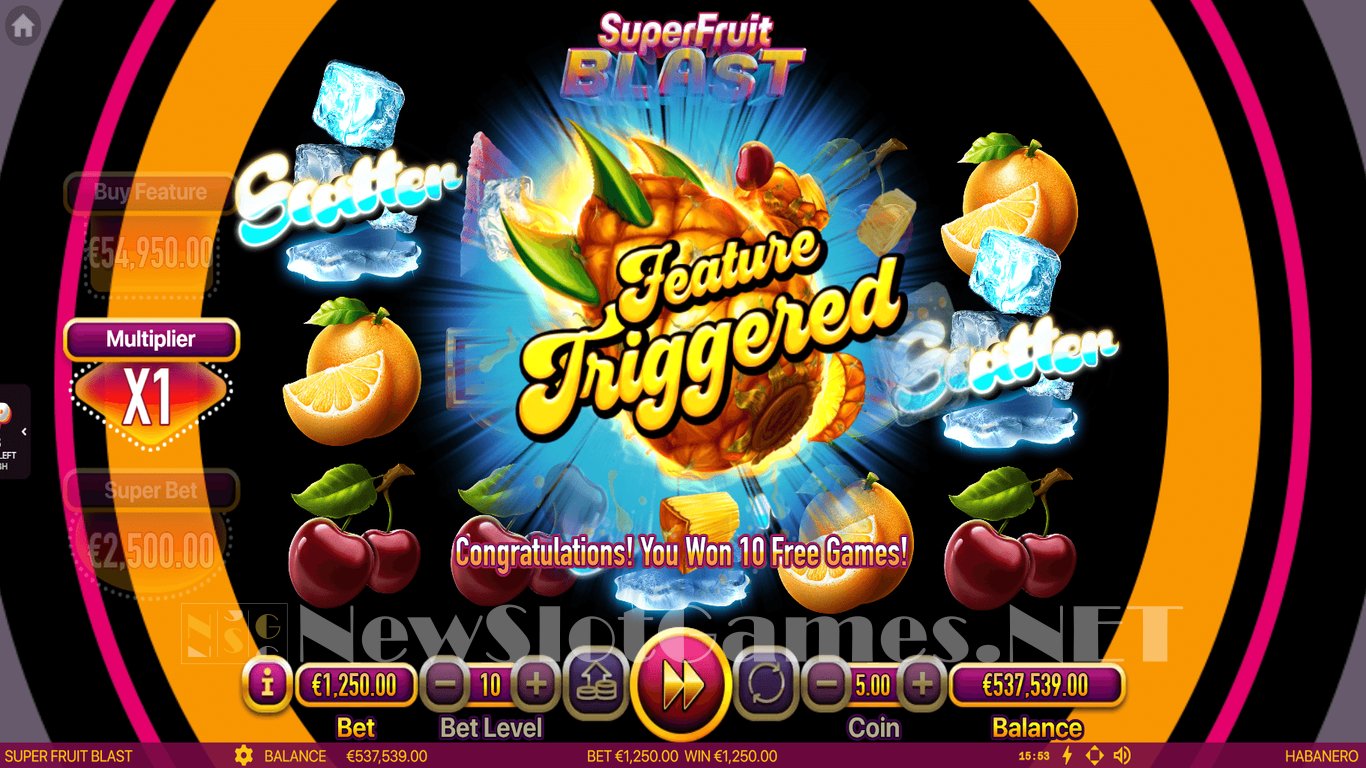 Super Fruit Blast Slot Slot Image in Demo - pic. 7