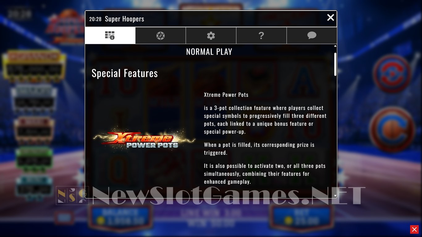 Super Hoopers – Xtreme Power Pots Slot Slot Image in Demo - pic. 10
