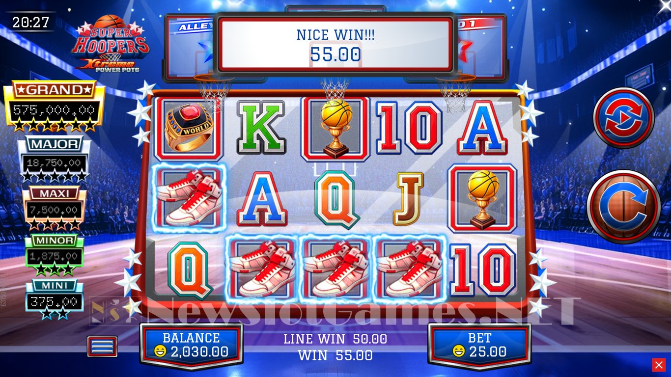 Super Hoopers – Xtreme Power Pots Slot Slot Image in Demo - pic. 3