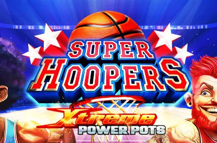 Super Hoopers – Xtreme Power Pots Slot Logo