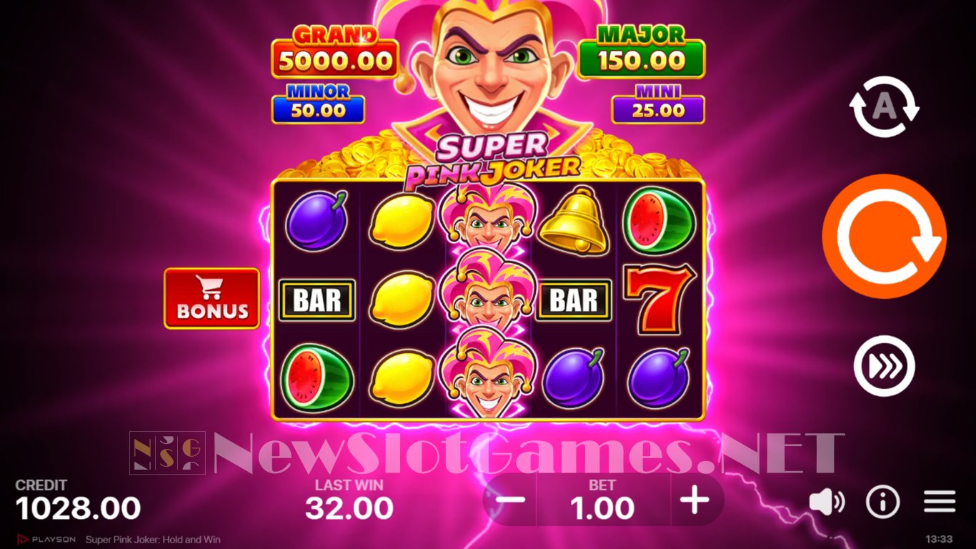 Super Pink Joker Hold and Win Slot Slot Image in Demo - pic. 2