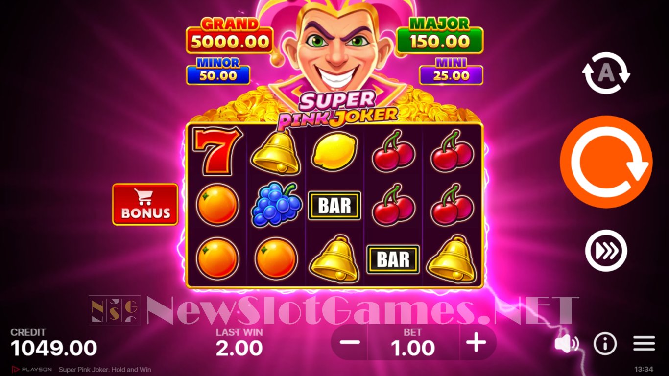 Super Pink Joker Hold and Win Slot Slot Image in Demo - pic. 5
