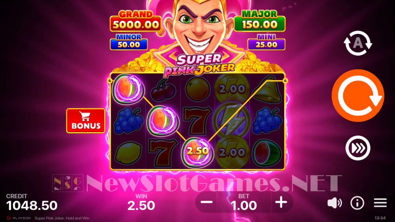Super Pink Joker Hold and Win Slot Slot Image in Demo - pic. 6