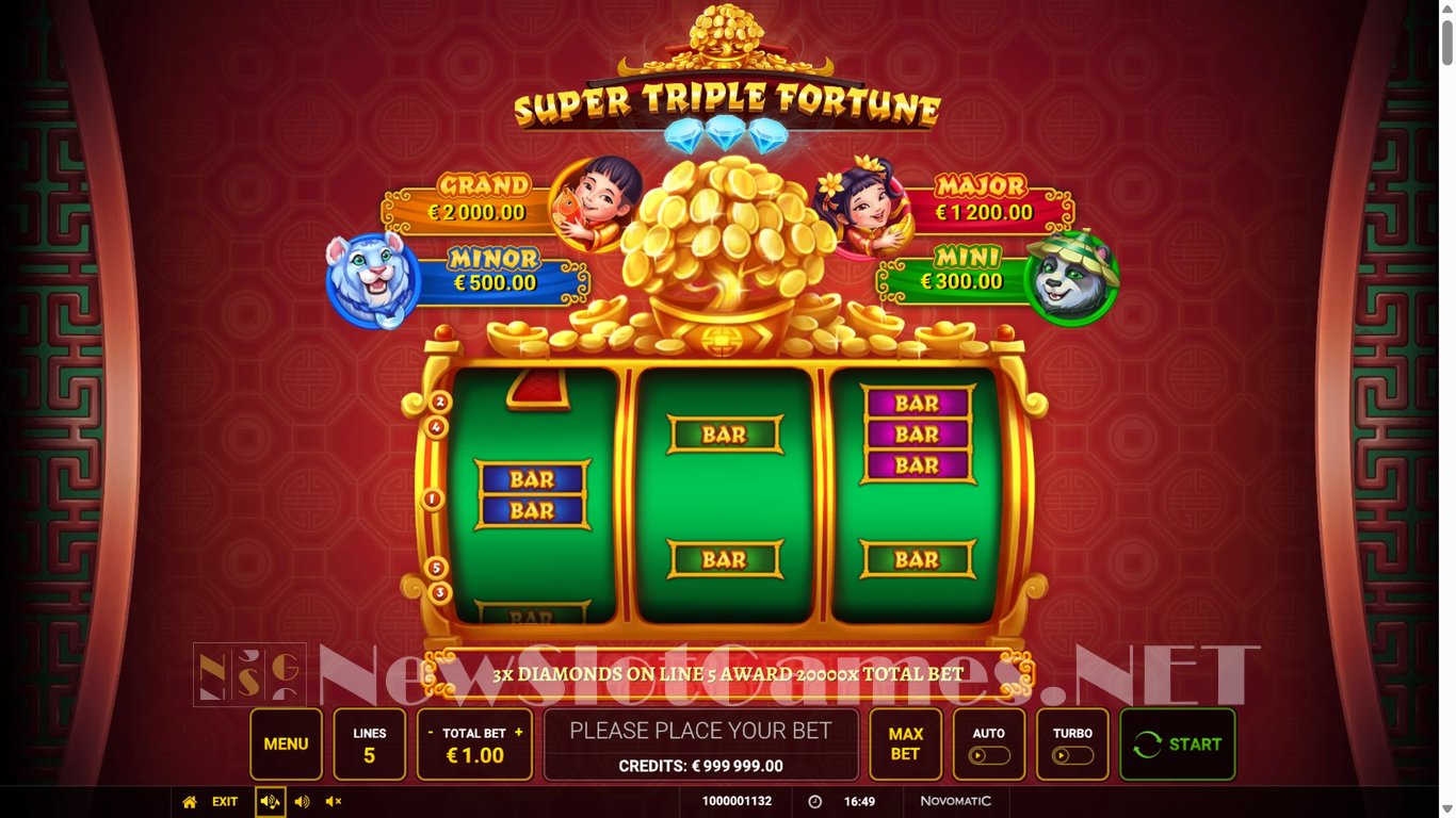 Super Triple Fortune Slot Slot Image in Demo - pic. 2