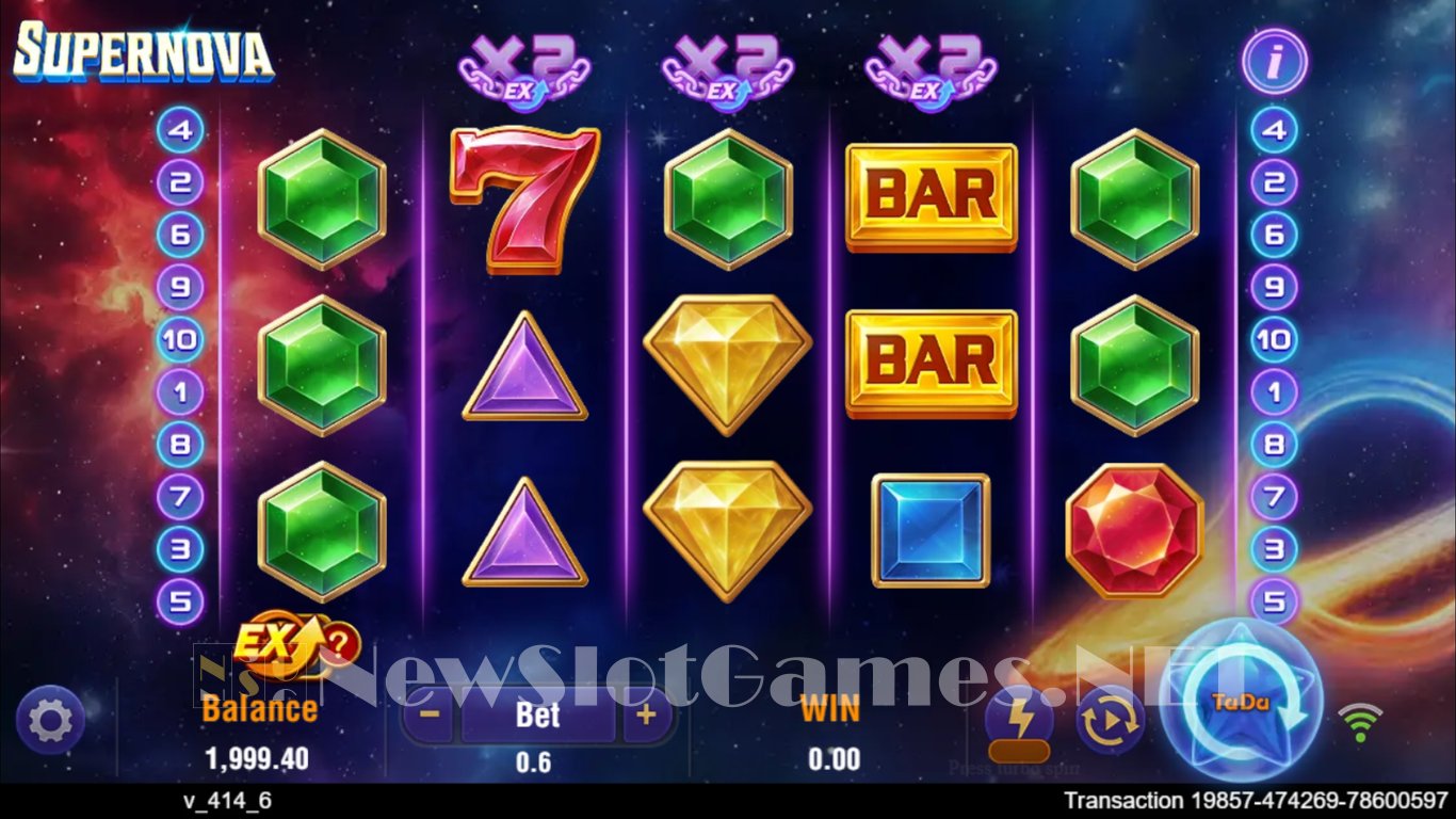 Supernova Slot Demo Image