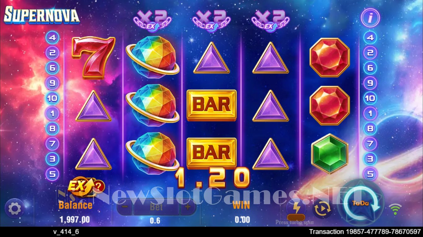 Supernova Slot Slot Image in Demo - pic. 5