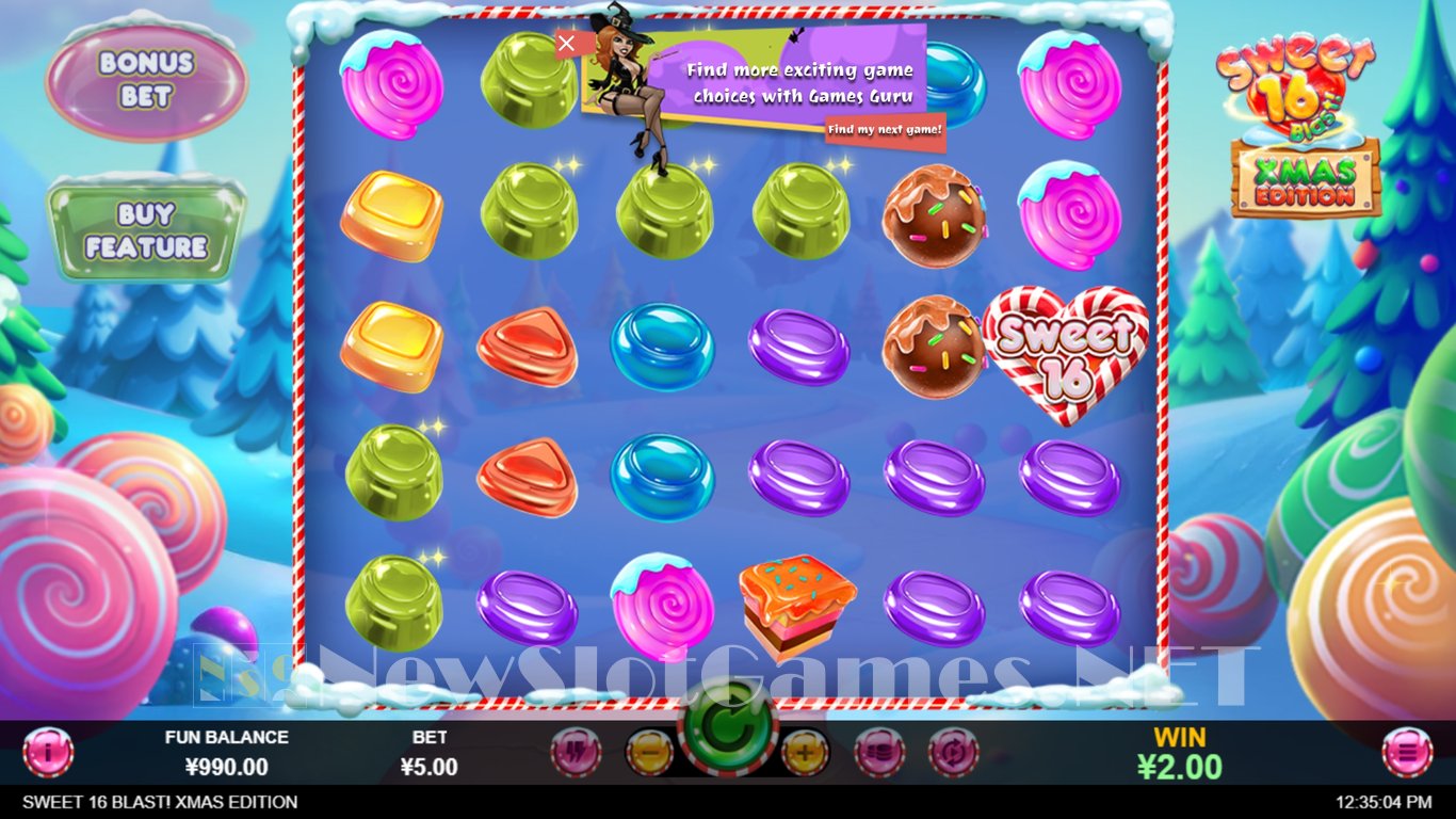 Sweet 16 Blast! Christmas Edition Slot Slot Image in Demo - pic. 2