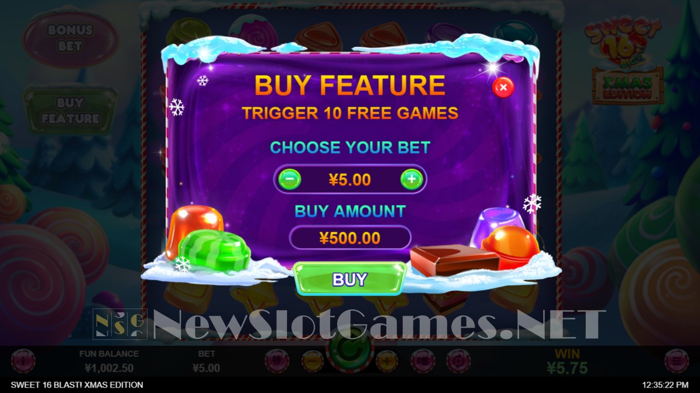 Sweet 16 Blast! Christmas Edition Slot Slot Image in Demo - pic. 4