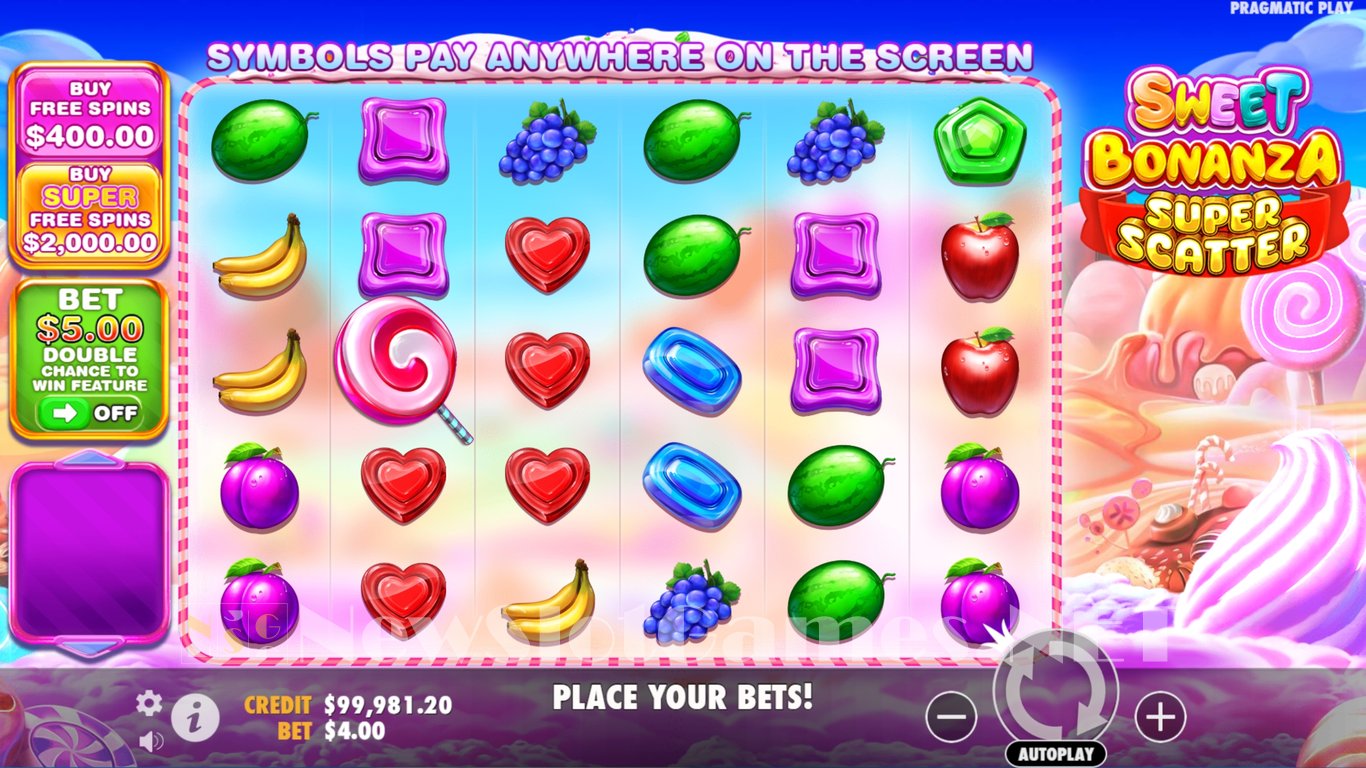 Sweet Bonanza Super Scatter Slot Slot Image in Demo - pic. 2