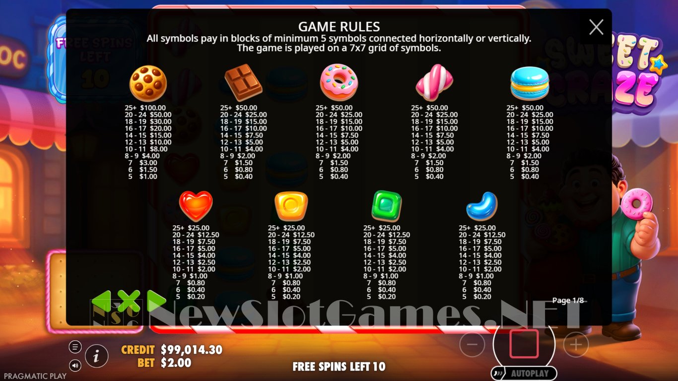 Sweet Craze Slot Slot Image in Demo - pic. 7