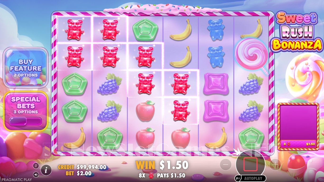 Sweet Rush Bonanza Slot Slot Image in Demo - pic. 3