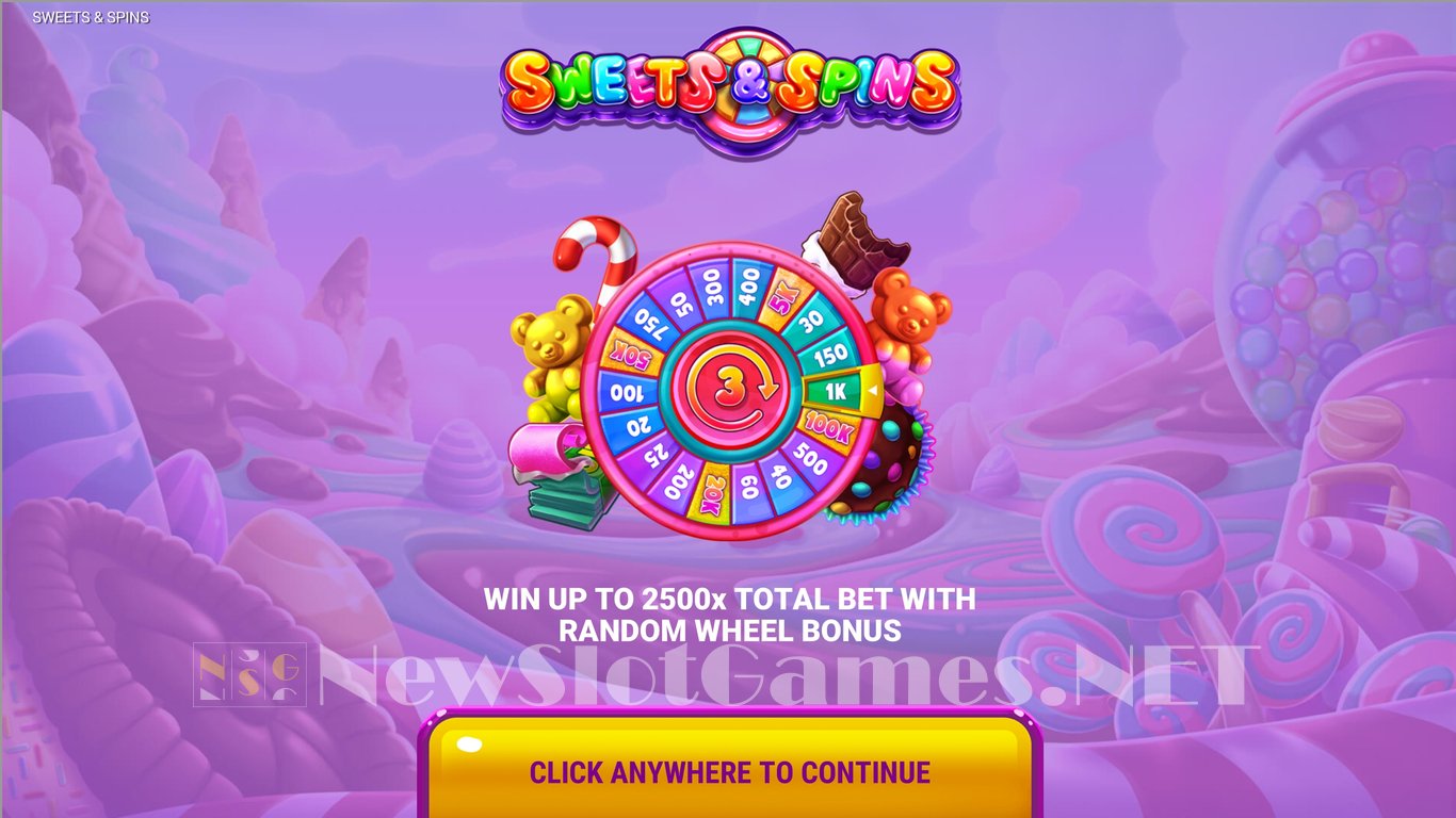 Sweets & Spins Slot Demo Image