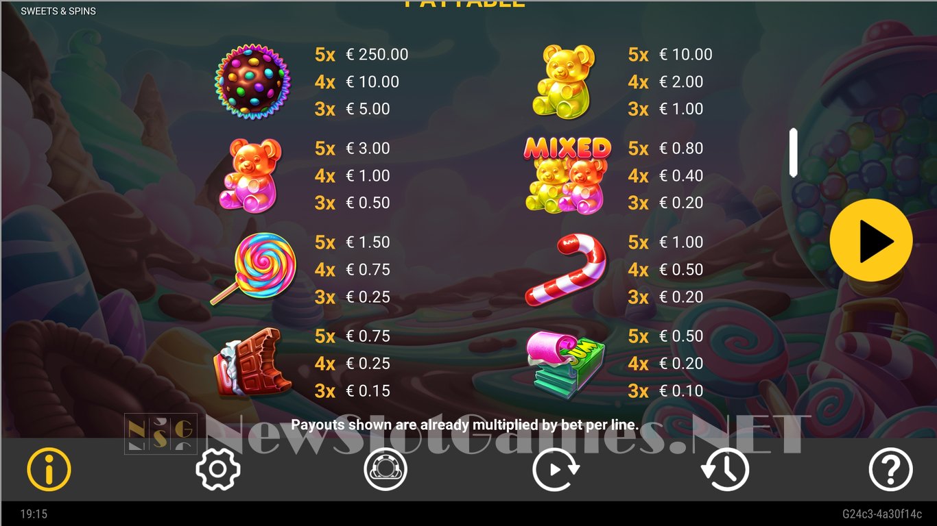 Sweets & Spins Slot Slot Image in Demo - pic. 9