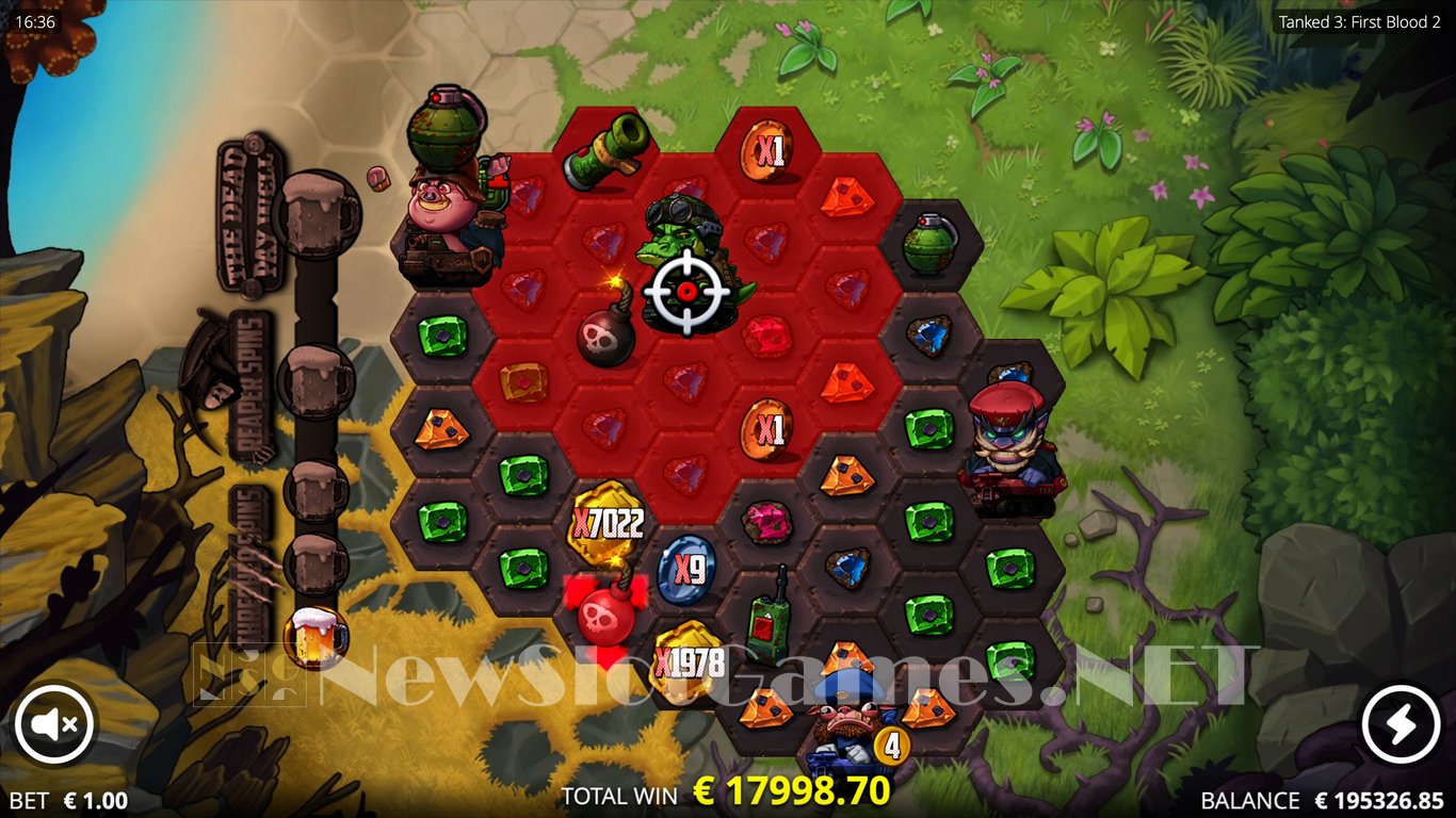 Tanked 3 First Blood 2 Slot Demo Image