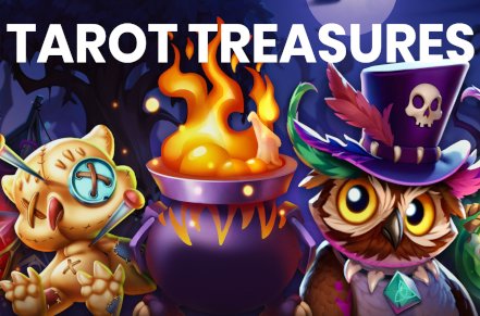 Tarot Treasures Slot Logo