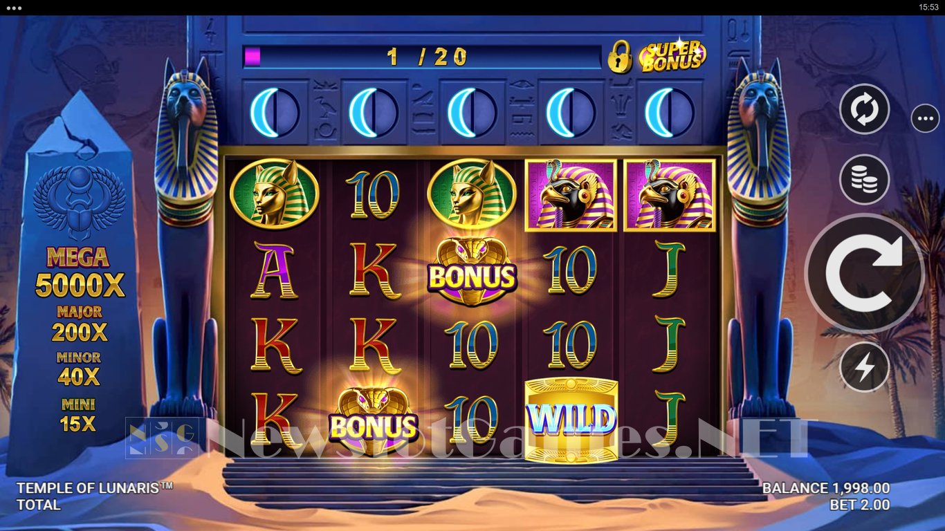 Temple of Lunaris Slot Demo Image