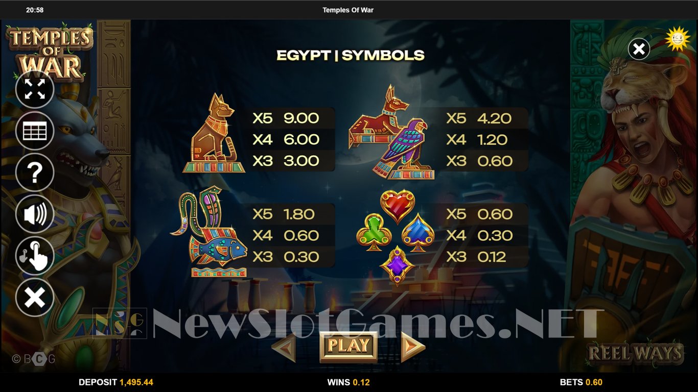 Temples of War Slot Slot Image in Demo - pic. 6