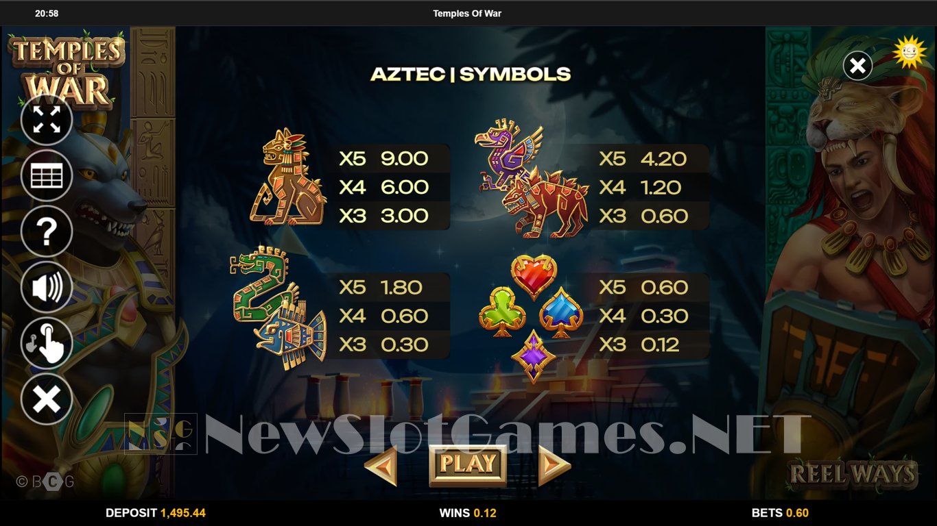 Temples of War Slot Slot Image in Demo - pic. 7