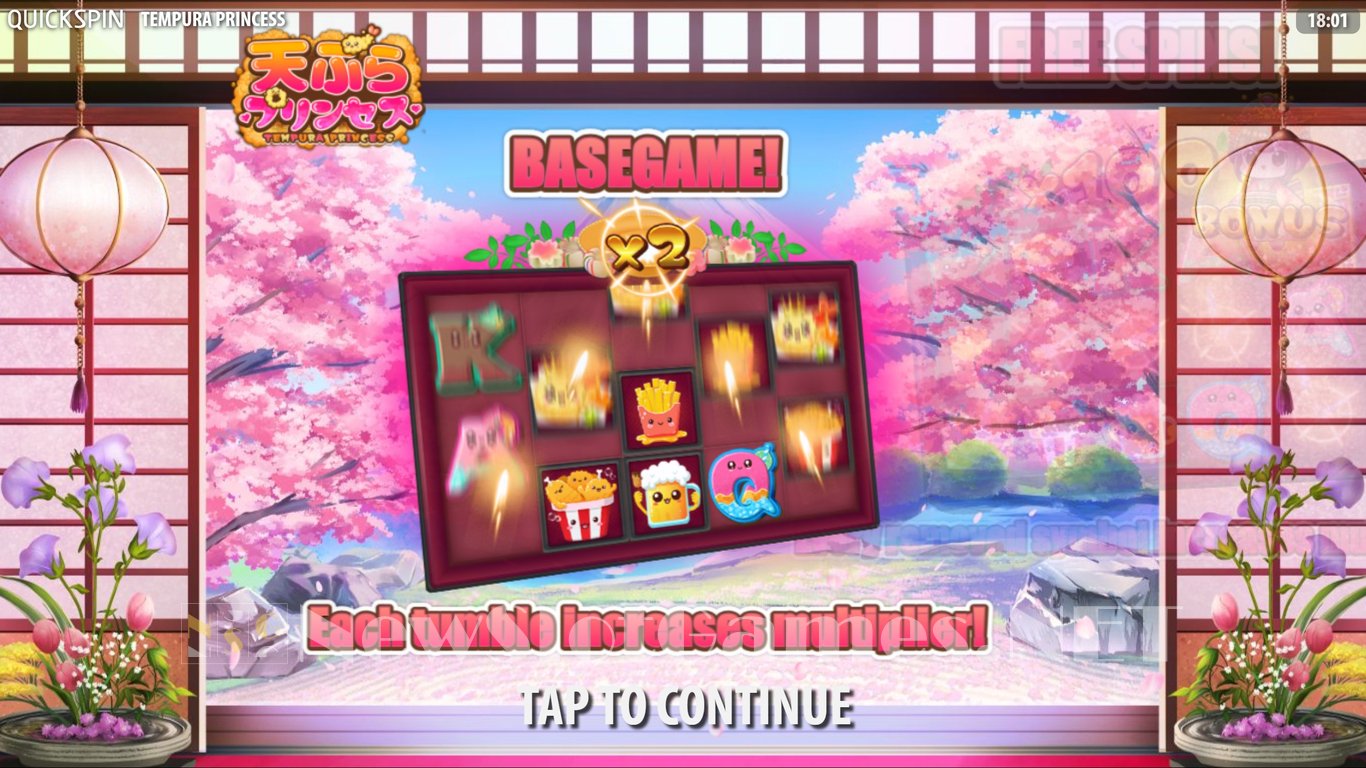 Tempura Princess Slot Demo Image