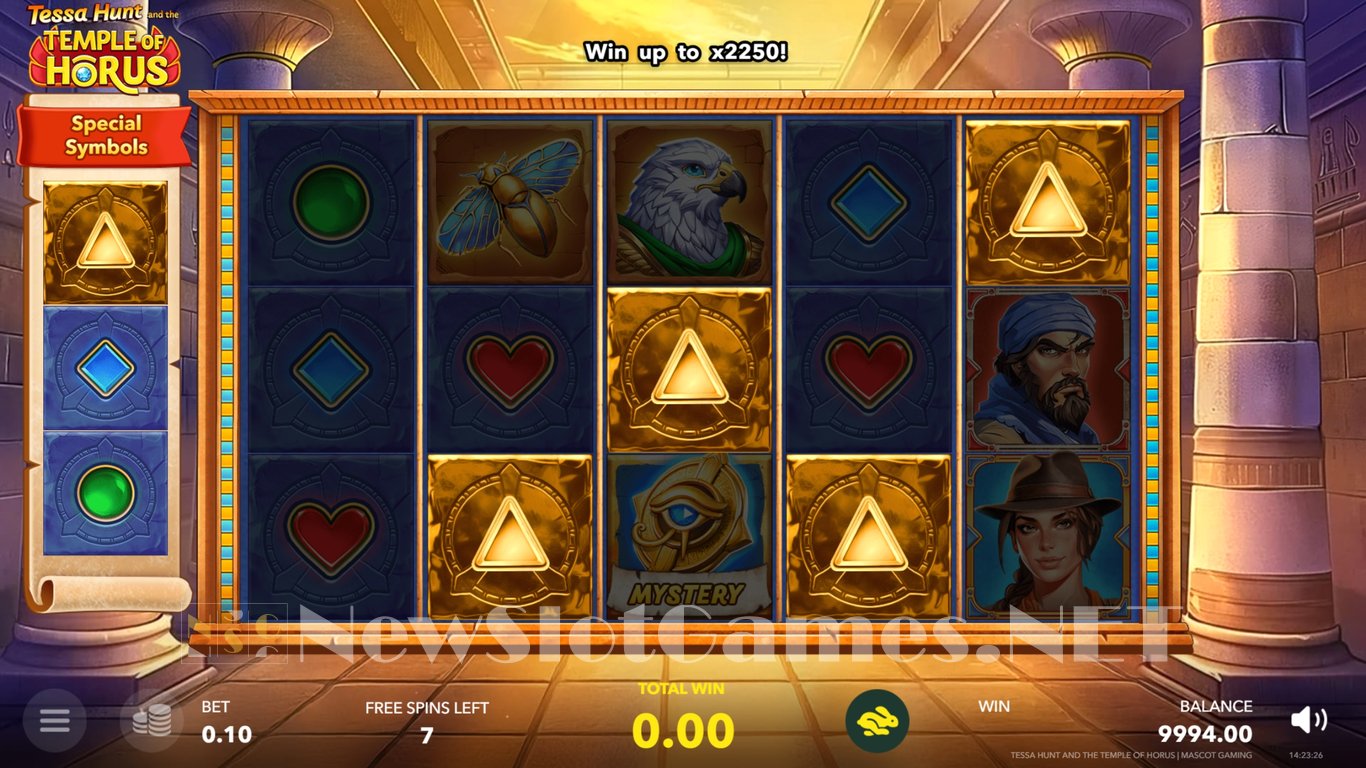 Tessa Hunt and the Temple of Horus Slot Slot Image in Demo - pic. 6