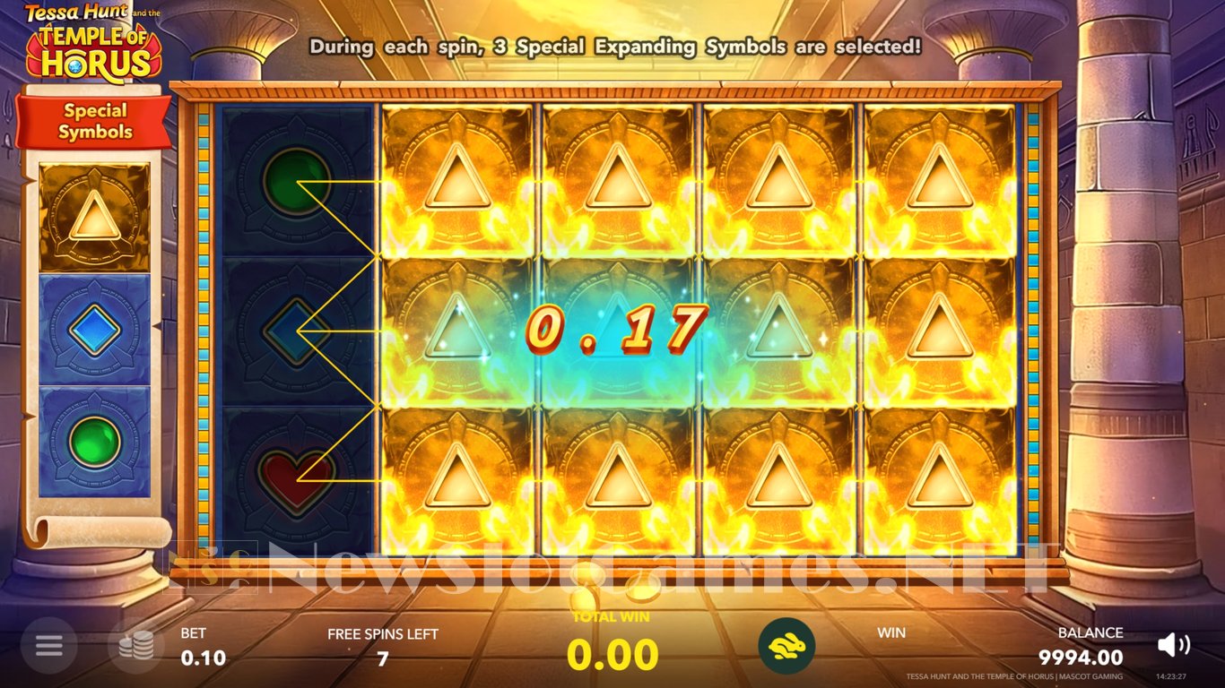 Tessa Hunt and the Temple of Horus Slot Slot Image in Demo - pic. 7