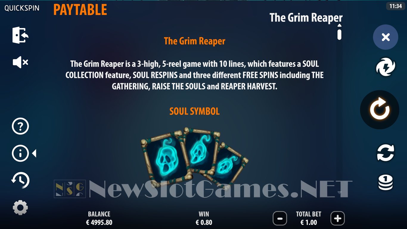 The Grim Reaper Slot Slot Image in Demo - pic. 7