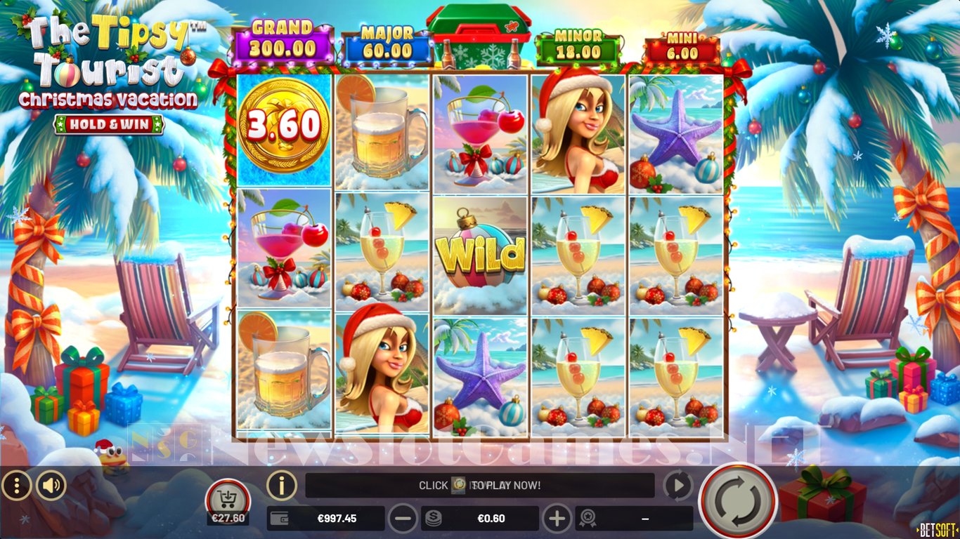 The Tipsy Tourist Christmas Vacation Slot Slot Image in Demo - pic. 2
