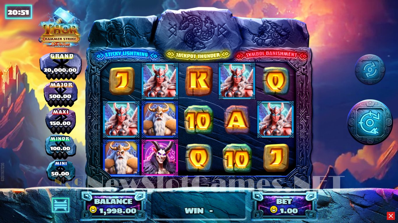 Thor Hammer Strike Xtreme Power Pots Slot Slot Image in Demo - pic. 2