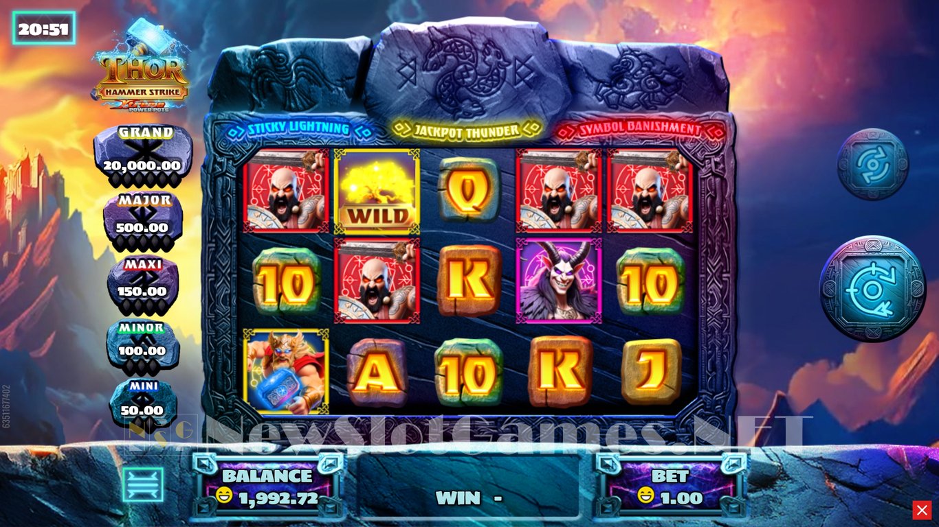Thor Hammer Strike Xtreme Power Pots Slot Slot Image in Demo - pic. 4