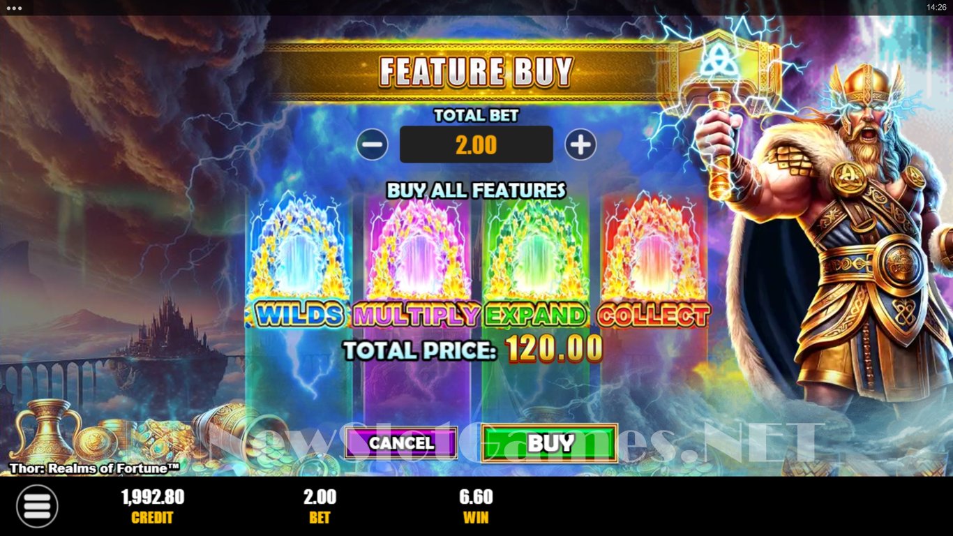 Thor Realms of Fortune Bonus Surge Slot Slot Image in Demo - pic. 6
