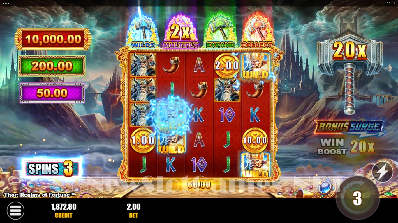Thor Realms of Fortune Bonus Surge Slot Slot Image in Demo - pic. 8