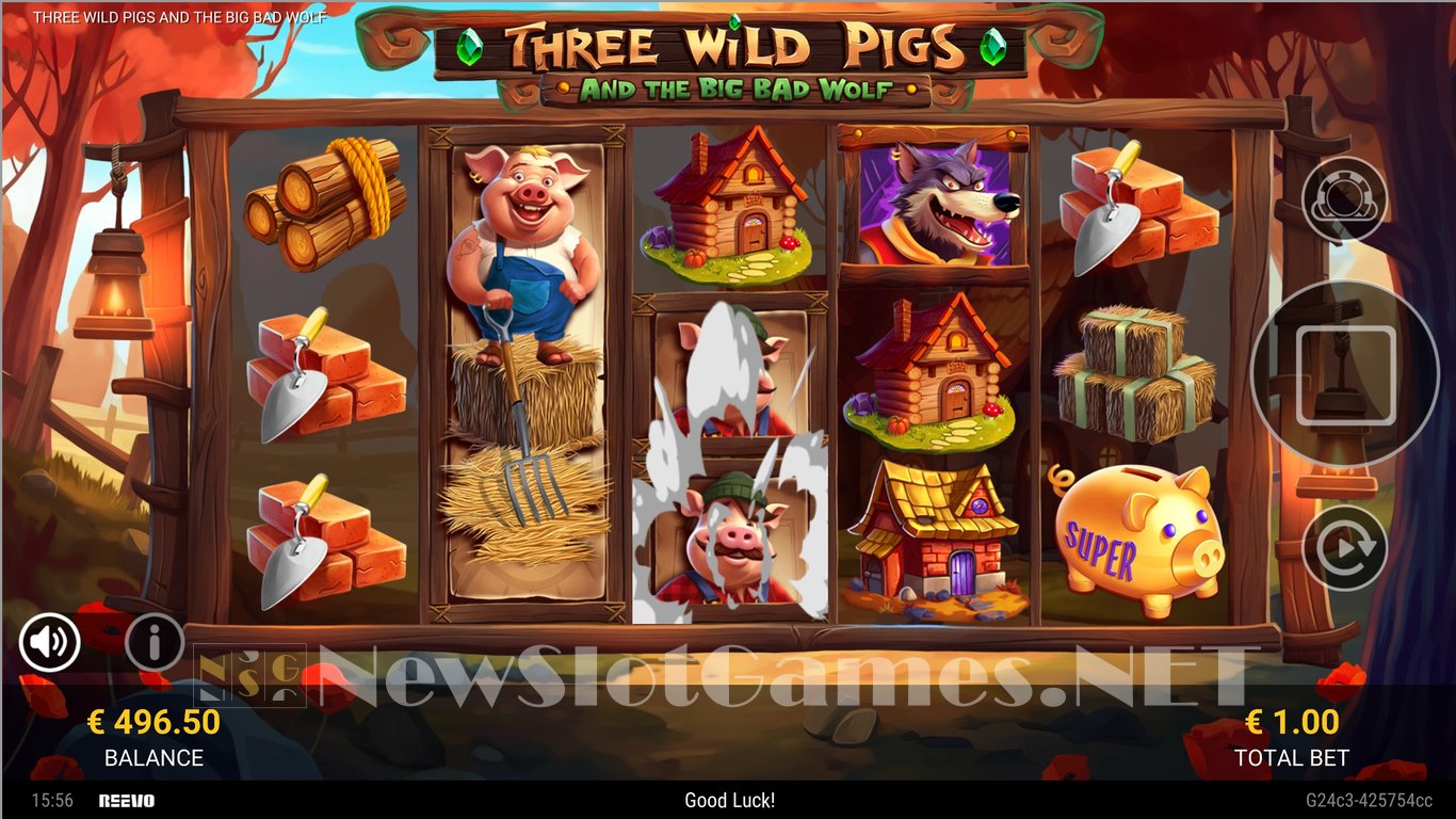 Three Wild Pigs and the Big Bad Wolf Slot Slot Image in Demo - pic. 4
