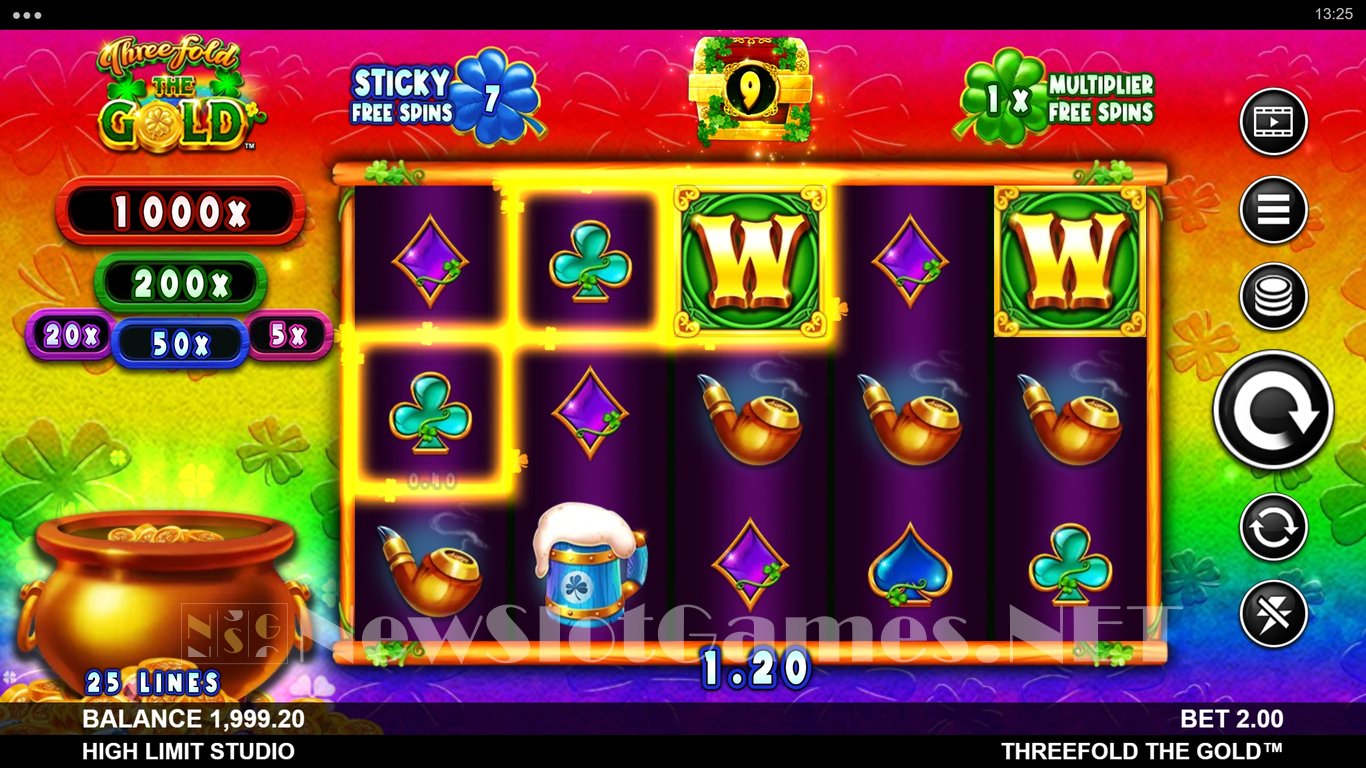 Threefold the Gold Slot Demo Image