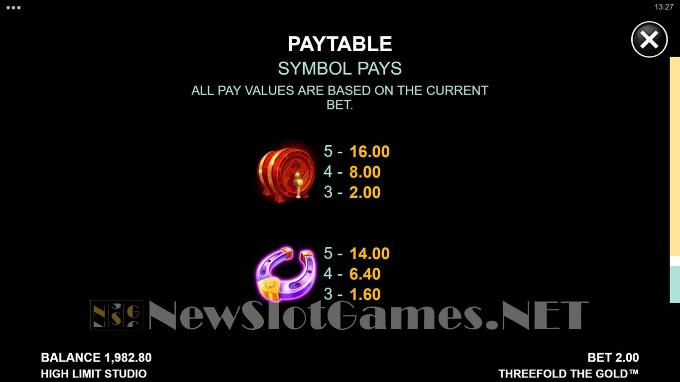 Threefold the Gold Slot Slot Image in Demo - pic. 12