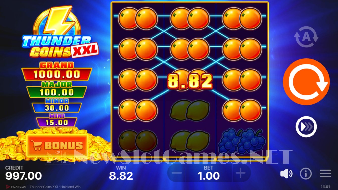 Thunder Coins XXL Slot Slot Image in Demo - pic. 4