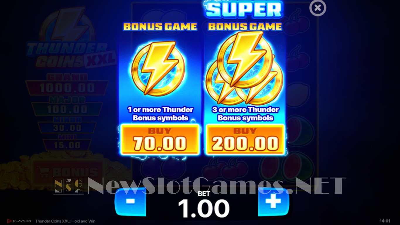 Thunder Coins XXL Slot Slot Image in Demo - pic. 5