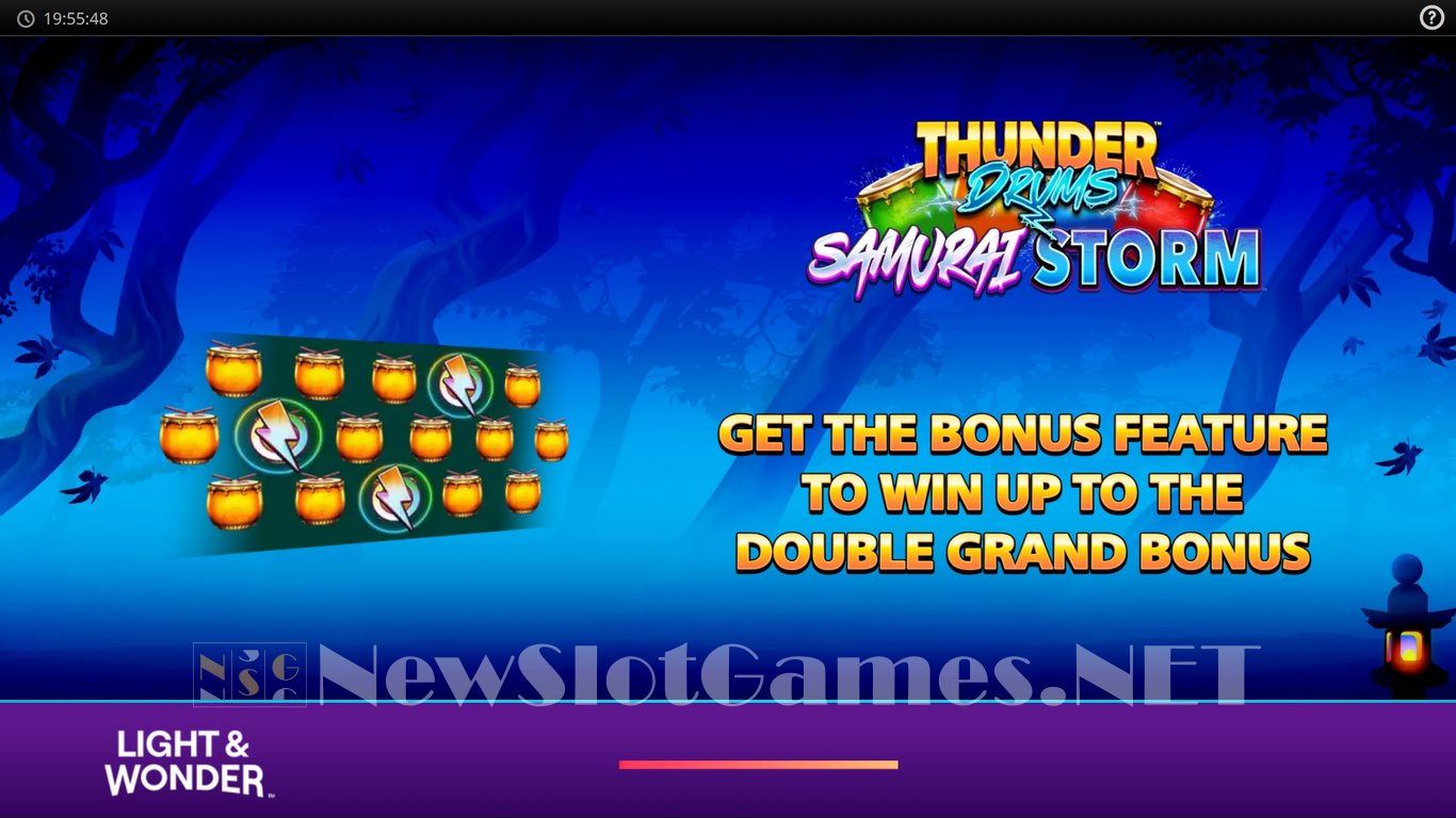 Thunder Drums Samurai Storm Slot Demo Image