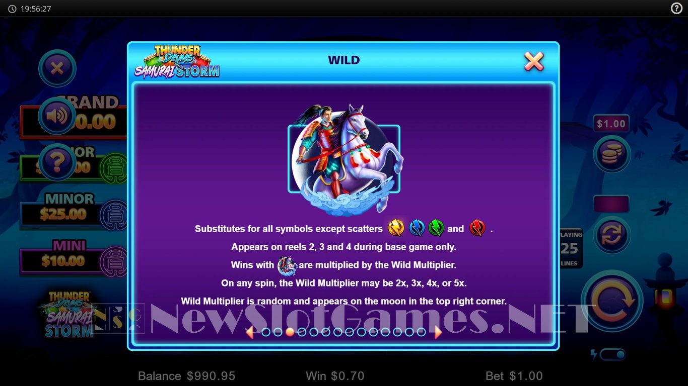 Thunder Drums Samurai Storm Slot Slot Image in Demo - pic. 10