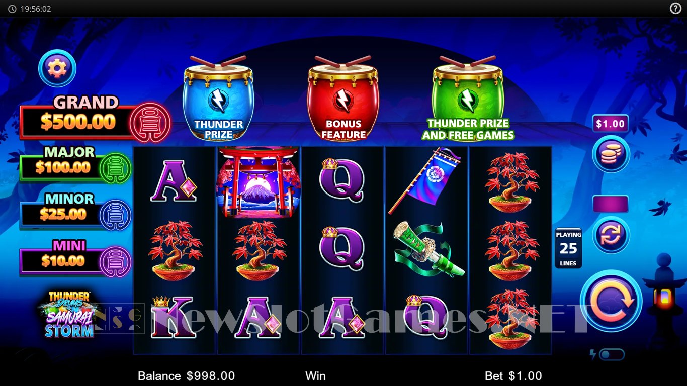 Thunder Drums Samurai Storm Slot Slot Image in Demo - pic. 3
