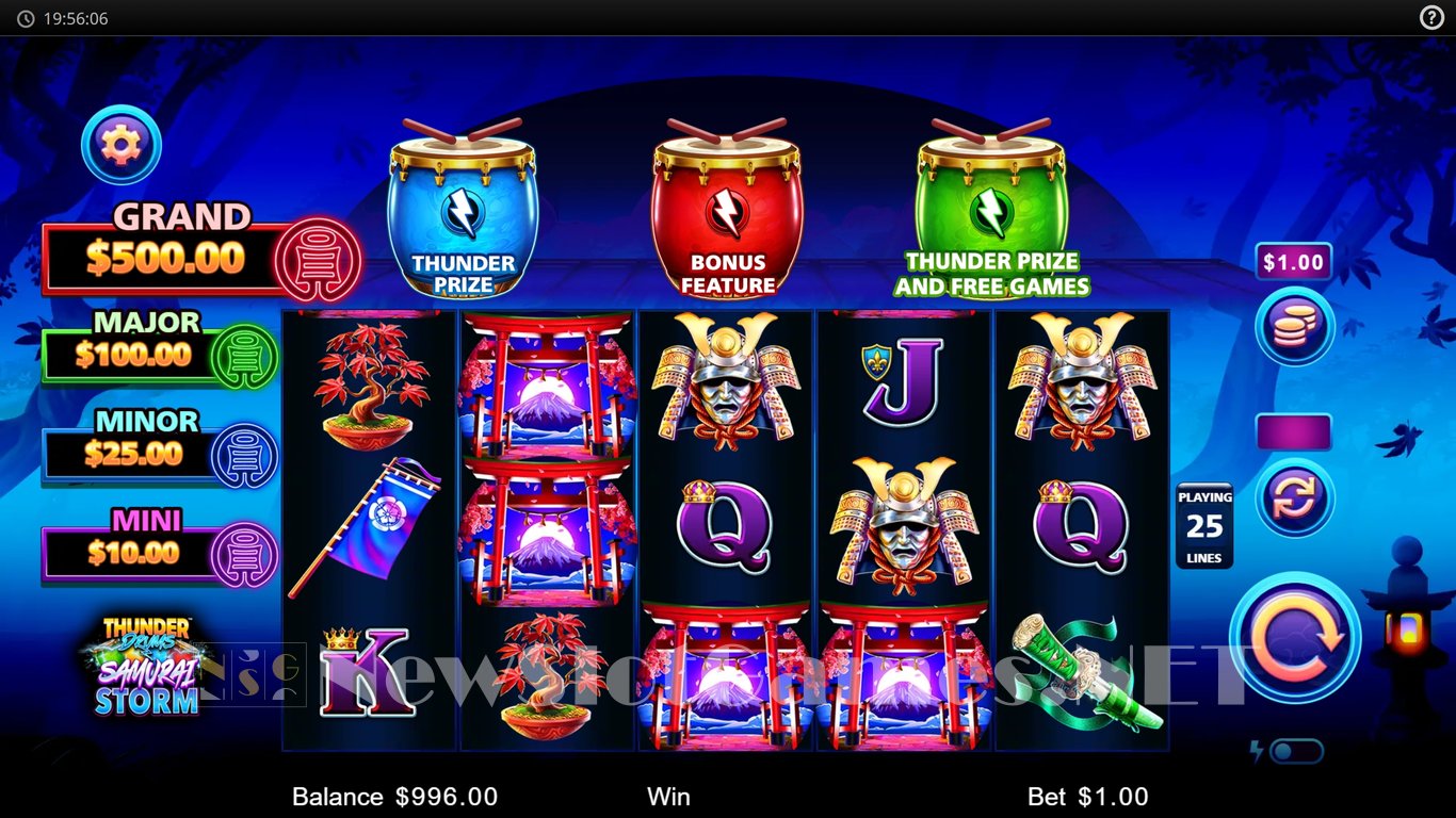 Thunder Drums Samurai Storm Slot Slot Image in Demo - pic. 5